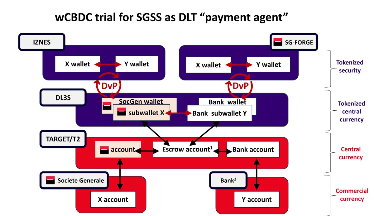 wCBDC experiment diagram with BdF